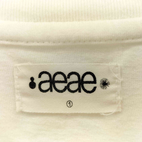 AEAE フロントロゴ プリント クルーネックロンT casual レディース 1