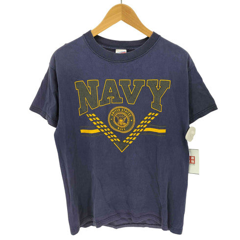 US NAVY プリント クルーネック Tシャツ メンズ