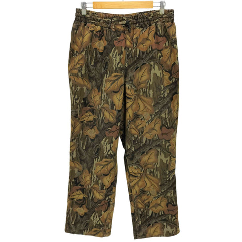GANDER MOUNTAIN 90S USA製 KELLY COUPER TRU-LEAF CAMOUFLAGE リアルツリー ナイロン パンツ メンズ JPN:M