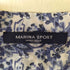 MARINA SPORT コットン シルク ペイズリー 柄 プルオーバー ブラウス レディース 25