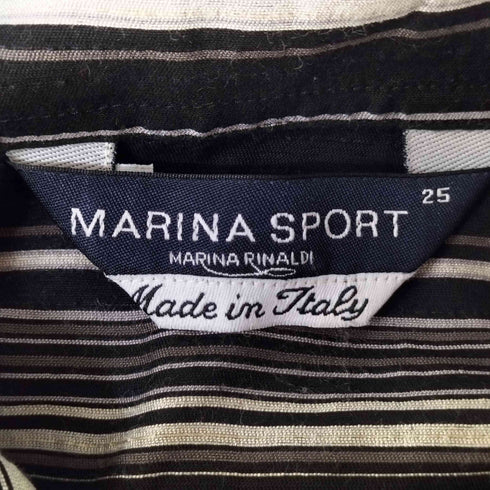 MARINA SPORT イタリア製 ボーダー シャツ レディース 25