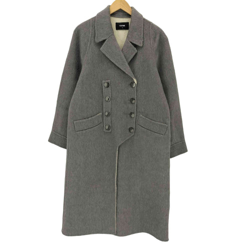 COTRE ダブルボタンデザイン チェスターコート select レディース import:S