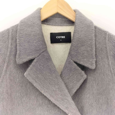 COTRE ダブルボタンデザイン チェスターコート select レディース import:S