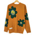 バター BUTTER Goods Flowers Knit Sweater Sage メンズ import:M
