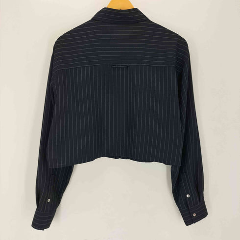 メゾンスペシャル MAISON SPECIAL Tuck Stripe Short Shirt レディース FREE