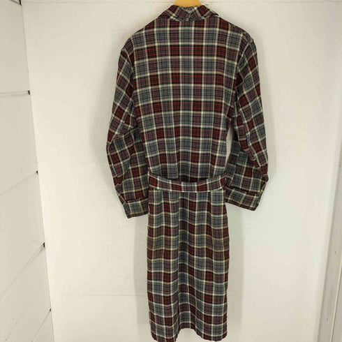 schipper dillen チェック柄ガウンコート レディース