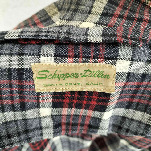 schipper dillen チェック柄ガウンコート レディース