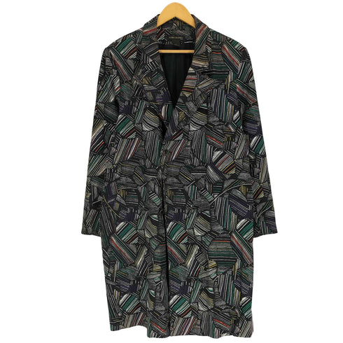 duro olowu 総柄チェスターコート メンズ import:XL