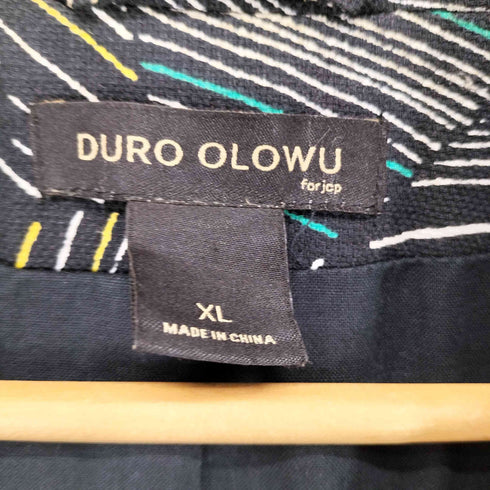 duro olowu 総柄チェスターコート メンズ import:XL