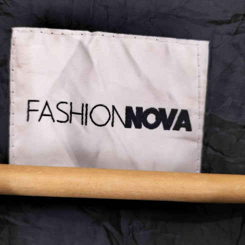 FASHIOM NOVA 短丈 レザー レーシングジャケット メンズ