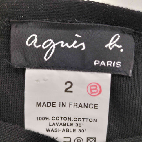 アニエスベー agnes b. PARIS コットン 無地 キャミソール レディース JPN:2