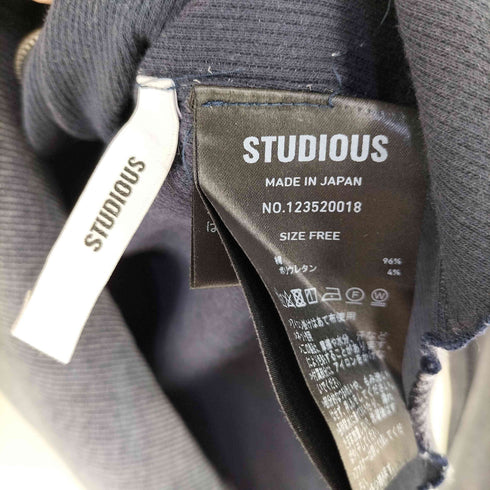 ステュディオス STUDIOUS ジップアップリブニット レディース FREE