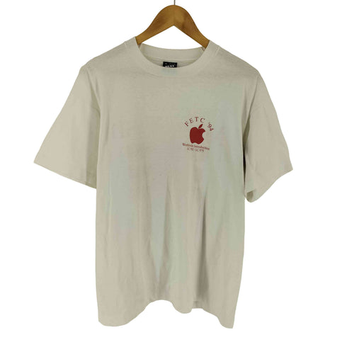 フルーツオブザルーム FRUIT OF THE LOOM 90s USA製 企業 プリント Tシャツ メンズ XL