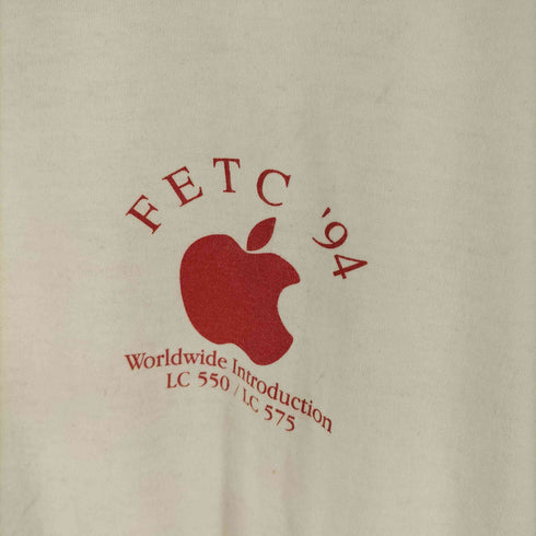フルーツオブザルーム FRUIT OF THE LOOM 90s USA製 企業 プリント Tシャツ メンズ XL