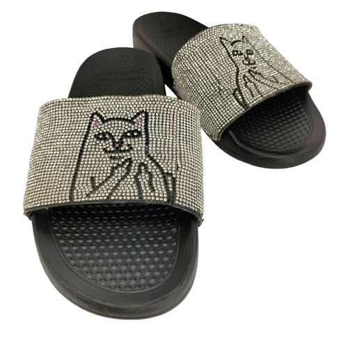 リップンディプ RIPNDIP ラメ加工 ユニセックス サンダル メンズ