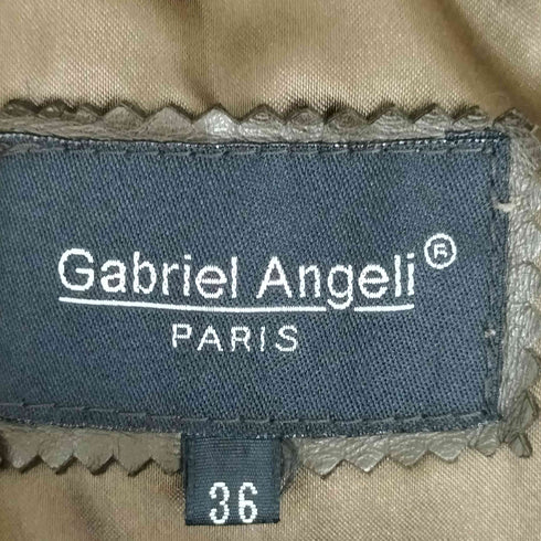 GABRIEL ANGELI フランス製 RABBIT SKIN REAL FUR JACKET ラビットファージャケット レディース 36