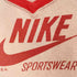 ナイキ NIKE ロゴ ツートン Vネック ラグランTシャツ Y2K レディース import:M