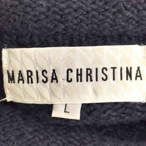 MARISA CHRISTINA クマさん 両面編み モックネック ニット メンズ JPN:L