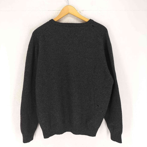 ユニクロ UNIQLO Old 紺タグ Vネック ロングスリーブ ニット メンズ XL