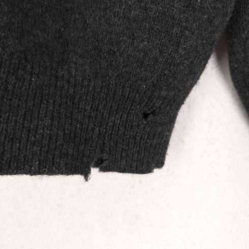 ユニクロ UNIQLO Old 紺タグ Vネック ロングスリーブ ニット メンズ XL