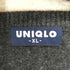 ユニクロ UNIQLO Old 紺タグ Vネック ロングスリーブ ニット メンズ XL