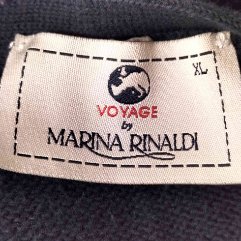 マリナリナルディ marina rinaldi イタリア製 コットン ニット べスト レディース import:XL