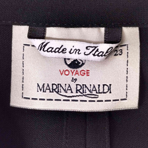マリナリナルディ marina rinaldi イタリア製 比翼 ロングシャツ ワンピース レディース 23