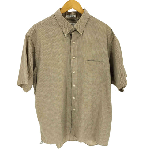 ヴァンヒューゼン VAN HEUSEN BROADCLOTH ワンポケットS/Sチェックシャツ メンズ 17 1/2