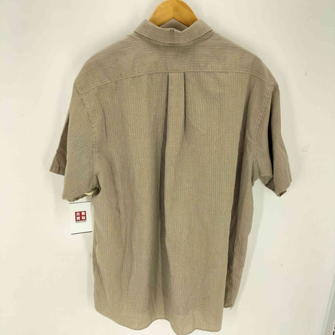 ヴァンヒューゼン VAN HEUSEN BROADCLOTH ワンポケットS/Sチェックシャツ メンズ 17 1/2