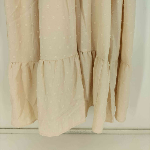 トリートユアセルフ TREAT URSELF ドット柄 刺繍 ロング ドレス ワンピース レディース FREE
