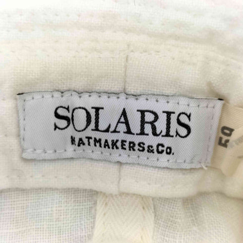 ソラリスアンドコー solaris&co. リネン100% BUCKET HAT BADBOY メンズ