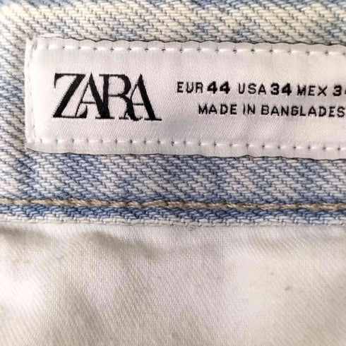 ザラ ZARA デザイン フェード デニム カーゴ パンツ メンズ 44