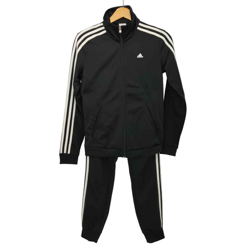 アディダス adidas スリーライン トラックジャケット + トラックパンツ セットアップ レディース 上:L 下:M