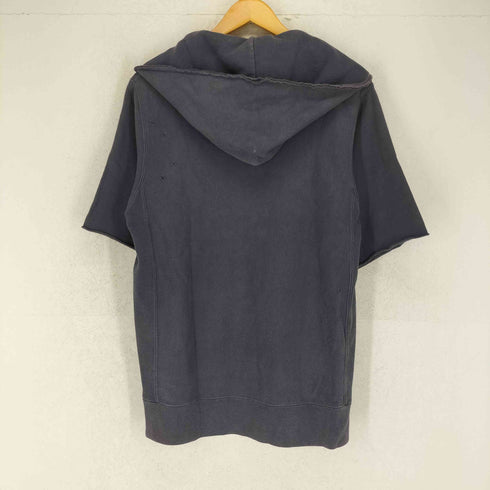 smokey wood ロゴプリント 半袖パーカー メンズ L