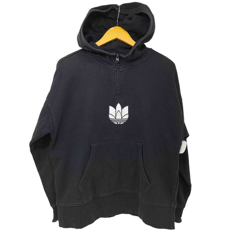 アディダスオリジナルス adidas Originals トレフォイル ハーフジップ パーカー レディース JPN:L