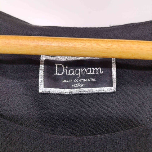 ダイアグラムグレースコンチネンタル Diagram GRACE CONTINENTAL フリルブラウス + パンツ フォーマル セットアップ レディース JPN:36
