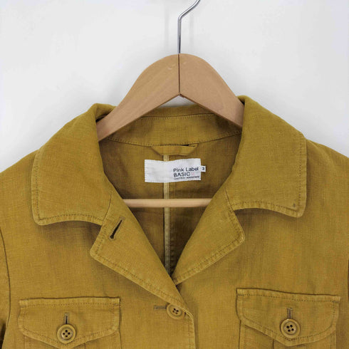 ユナイテッドアローズ UNITED ARROWS Pink Label BASIC 4ポケット 開襟 ジャケット メンズ JPN:M