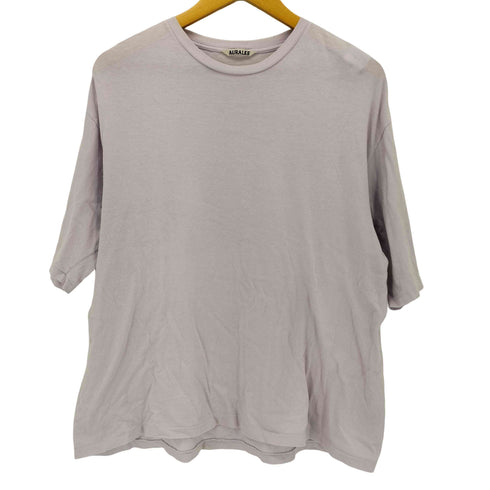 オーラリー AURALEE SEAMLESS CREW NECK HALF SLEEVED TEE メンズ JPN:4