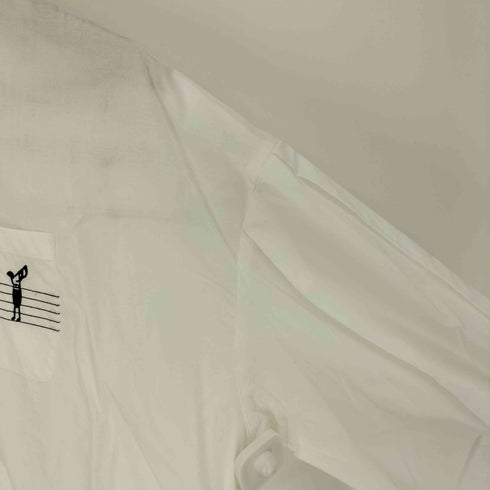 デザインティーシャツストアグラニフ Design Tshirts Store graniph ビューティフルシャドー ミュージックスコア L/S シャツ レディース FREE