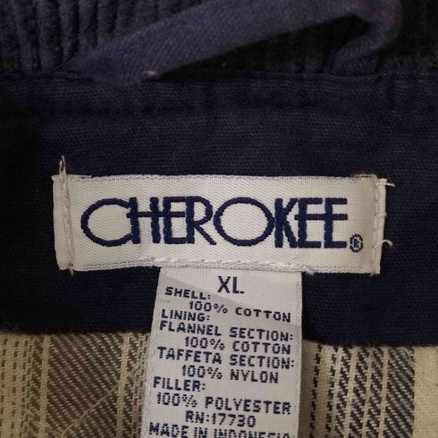 チェロキー Cherokee 裏地ネル 襟コーデュロイジャケット カバーオール メンズ import:XL