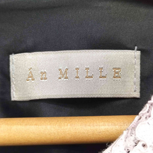 アンミール An MILLE パネル襟マーメイドワンピース レース襟 レディース