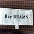 レイビームス Ray BEAMS チェック 4ボタン ダブル チェスターコート レディース JPN:1