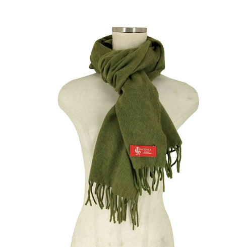 ピアチェンツァ PIACENZA イタリア製 CASHMERE 100% カシミヤ フリンジマフラー レディース