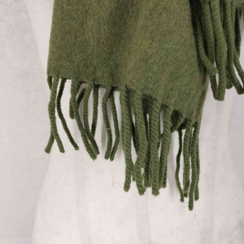 ピアチェンツァ PIACENZA イタリア製 CASHMERE 100% カシミヤ フリンジマフラー レディース