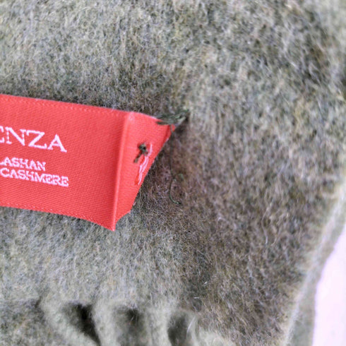 ピアチェンツァ PIACENZA イタリア製 CASHMERE 100% カシミヤ フリンジマフラー レディース
