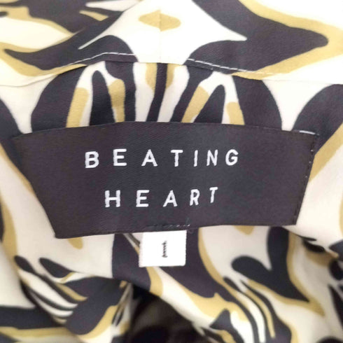 ビーティングハート BEATING HEART 総柄 ボウタイ ノースリーブ ブラウス レディース JPN:1