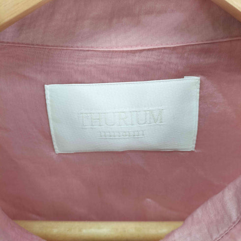 THURIUM Lichi asymmetry sheer long shirt レディース JPN:38