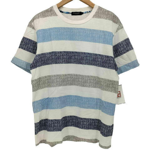 ブラックレーベルクレストブリッジ BLACK LABEL CRESTBRIDGE ボーダー クルーネック シャツ メンズ M