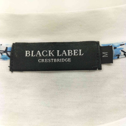 ブラックレーベルクレストブリッジ BLACK LABEL CRESTBRIDGE ボーダー クルーネック シャツ メンズ M
