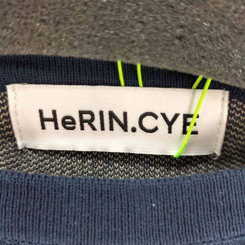 ヘリンドットサイ HeRIN.CYE Square knit one piece スクエアニットワンピース レディース FREE